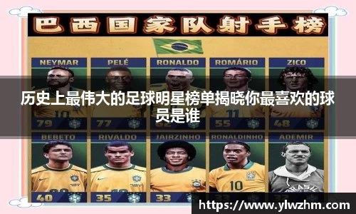 历史上最伟大的足球明星榜单揭晓你最喜欢的球员是谁